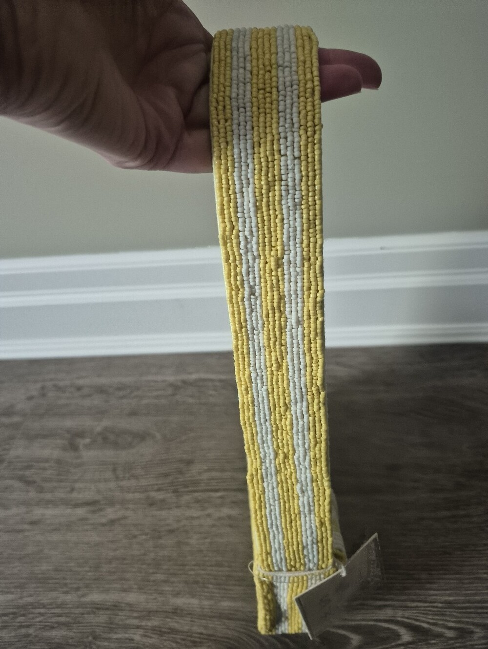 Beaded Yellow Lemonade Shoulder Bag - SOL And MER VIRAL Handbag - Picture 3 of 5